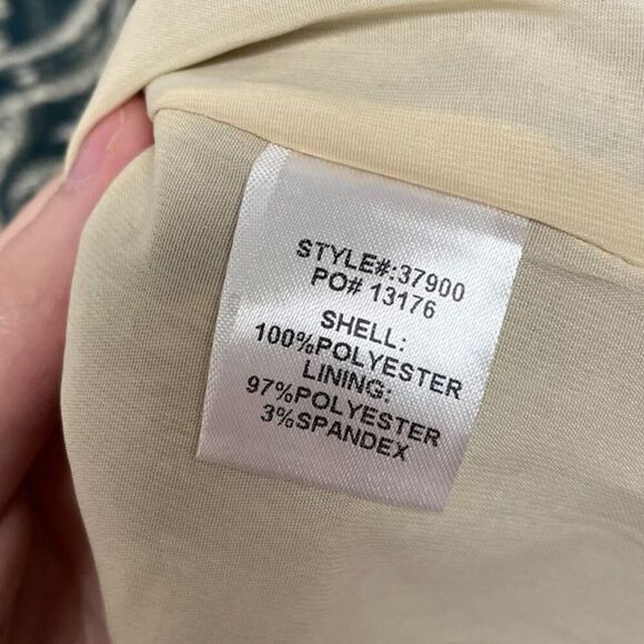 Skies are Blue Shirt Womens Small Green Cream Paisley Peasant Top Boho Bohemian - Picture 7 of 8